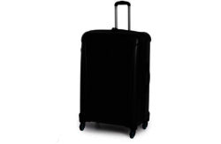 IT Luggage Duralition 4 Wheel Hard Shell Suitcase M - Black